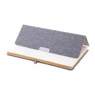   Agenda, Everestus, 42FEB231435, A5, Dictando, Coperta cu spirala, 70 file, 150x210x15 mm, Poliester, Paie, Gri