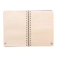   Agenda, Everestus, 42FEB231435, A5, Dictando, Coperta cu spirala, 70 file, 150x210x15 mm, Poliester, Paie, Gri