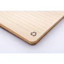 Agenda, Everestus, 42FEB231435, A5, Dictando, Coperta cu spirala, 70 file, 150x210x15 mm, Poliester, Paie, Gri