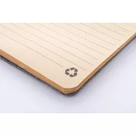   Agenda, Everestus, 42FEB231435, A5, Dictando, Coperta cu spirala, 70 file, 150x210x15 mm, Poliester, Paie, Gri