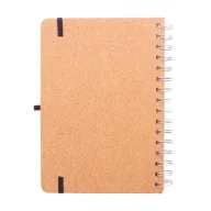   Agenda, Everestus, 42FEB231492, A5, Dictando, Coperta cu spirala, 70 file, 150x210x15 mm, Pluta, Paie, Natur