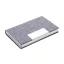 Suport carti de vizita, Everestus, 42FEB231326, 95x64x13 mm, Poliester, Metal, Gri