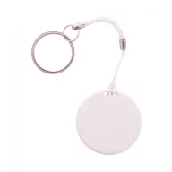   Breloc key finder, Everestus, 42FEB230765, Ø37x5 mm, Plastic, Metal, Alb