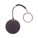 Breloc key finder, Everestus, 42FEB230764, Ø37x5 mm, Plastic, Metal, Negru