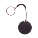 Breloc key finder, Everestus, 42FEB230764, Ø37x5 mm, Plastic, Metal, Negru
