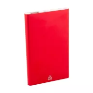   Powerbank, Everestus, 42FEB230586, 4000 mAh, 110x68x10 mm, Aluminiu, Rosu
