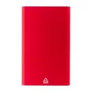 Powerbank, Everestus, 42FEB230586, 4000 mAh, 110x68x10 mm, Aluminiu, Rosu
