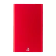   Powerbank, Everestus, 42FEB230586, 4000 mAh, 110x68x10 mm, Aluminiu, Rosu