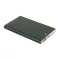 Powerbank, 4000 mAh, Everestus, 2601E15219, Aluminiu, Verde