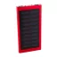Powerbank solar, Everestus, 42FEB230590, 4000 mAh, 152x75x10 mm, Aluminiu, Rosu, Negru