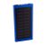 Powerbank solar, Everestus, 42FEB230589, 4000 mAh, 152x75x10 mm, Aluminiu, Albastru, Negru