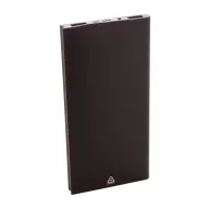   Powerbank solar, Everestus, 42FEB230588, 4000 mAh, 152x75x10 mm, Aluminiu, Negru