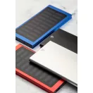 Powerbank solar, Everestus, 42FEB230588, 4000 mAh, 152x75x10 mm, Aluminiu, Negru