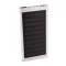 Powerbank solar, Everestus, 42FEB230591, 4000 mAh, 152x75x10 mm, Aluminiu, Argintiu, Negru