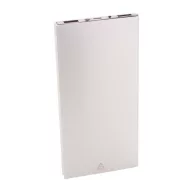   Powerbank solar, Everestus, 42FEB230591, 4000 mAh, 152x75x10 mm, Aluminiu, Argintiu, Negru