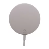   Incarcator wireless magnetic, Everestus, 42FEB231658, Ø56x6 mm, Aluminiu, Argintiu