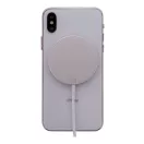 Incarcator wireless magnetic, Everestus, 42FEB231658, Ø56x6 mm, Aluminiu, Argintiu