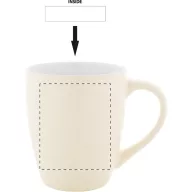   Cana 340 ml, 2401E17171, Everestus, ø85x103 mm, Ceramica, Natur