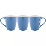   Cana 340 ml, 2401E17170, Everestus, ø85x103 mm, Ceramica, Albastru light