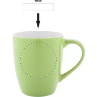   Cana 340 ml, 2401E17169, Everestus, ø85x103 mm, Ceramica, Verde