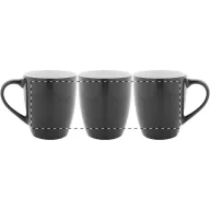   Cana 340 ml, 2401E17166, Everestus, ø85x103 mm, Ceramica, Negru