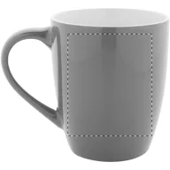   Cana 340 ml, 2401E17168, Everestus, ø85x103 mm, Ceramica, Gri inchis