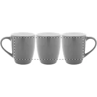   Cana 340 ml, 2401E17168, Everestus, ø85x103 mm, Ceramica, Gri inchis