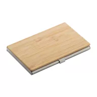   Suport carti de vizita, 2402E18386, Everestus, 94x58x9 mm, Bambus, Metal, Natur