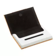   Suport carti de vizita, 2402E18387, Everestus, 95x64x14 mm, Pluta, Metal, Natur