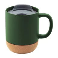   Cana 325 ml, 2402E18401, Everestus, ø88x108 mm, Ceramica, Pluta, Verde