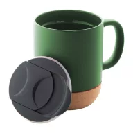   Cana 325 ml, 2402E18401, Everestus, ø88x108 mm, Ceramica, Pluta, Verde