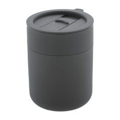   Cana de voiaj 300 ml, 2402E18429, Everestus, ø80x108 mm, Silicon, Polipropilena, Gri inchis