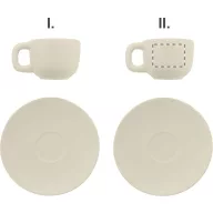   Set 2 cesti espresso 85 ml, Everestus, 2601E14871, 130x130x87 mm, Ceramica, Natur
