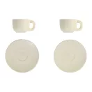 Set 2 cesti espresso 85 ml, Everestus, 2601E14871, 130x130x87 mm, Ceramica, Natur