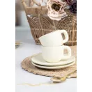 Set 2 cesti espresso 85 ml, Everestus, 2601E14871, 130x130x87 mm, Ceramica, Natur