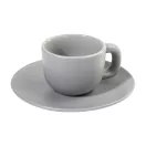 Set 2 cesti espresso 85 ml, Everestus, 2601E14870, 130x130x87 mm, Ceramica, Gri