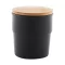 Cana 240 ml, 2410E25525, Everestus, ø78 x 85 mm, Ceramica, Negru