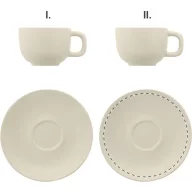  Set 2 cesti cappuccino 200 ml, Everestus, 2601E14873, 160x160x110 mm, Ceramica, Natur