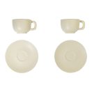 Set 2 cesti cappuccino 200 ml, Everestus, 2601E14873, 160x160x110 mm, Ceramica, Natur