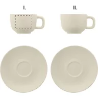   Set 2 cesti cappuccino 200 ml, Everestus, 2601E14873, 160x160x110 mm, Ceramica, Natur