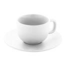 Set 2 cani cappuccino, 200 ml, 2410E25544, Everestus, 160 x 160 x 110 mm, Ceramica, Alb