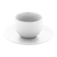   Set 2 cani cappuccino, 200 ml, 2410E25544, Everestus, 160 x 160 x 110 mm, Ceramica, Alb