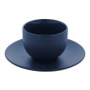 Set 2 cani cappuccino, 200 ml, 2410E25541, Everestus, 160 x 160 x 110 mm, Ceramica, Albastru dark