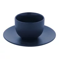   Set 2 cani cappuccino, 200 ml, 2410E25541, Everestus, 160 x 160 x 110 mm, Ceramica, Albastru dark