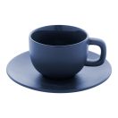 Set 2 cani cappuccino, 200 ml, 2410E25541, Everestus, 160 x 160 x 110 mm, Ceramica, Albastru dark