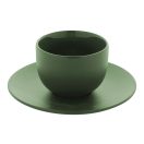 Set 2 cani cappuccino, 200 ml, 2410E25542, Everestus, 160 x 160 x 110 mm, Ceramica, Verde