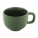 Set 2 cani cappuccino, 200 ml, 2410E25542, Everestus, 160 x 160 x 110 mm, Ceramica, Verde