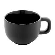   Set 2 cani cappuccino, 200 ml, 2410E25540, Everestus, 160 x 160 x 110 mm, Ceramica, Negru