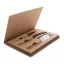 Set 3 cutite branza, 2410E24824, Everestus, 172 x 240 x 20 mm, Otel, Natur