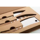 Set 3 cutite branza, 2410E24824, Everestus, 172 x 240 x 20 mm, Otel, Natur